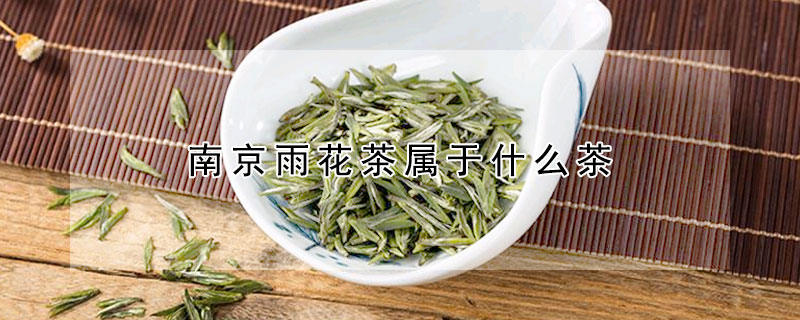 南京雨花茶屬于什么茶